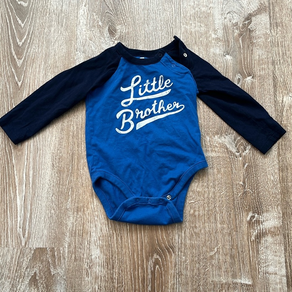 Gap “little brother” bodysuit 12-18 month baby